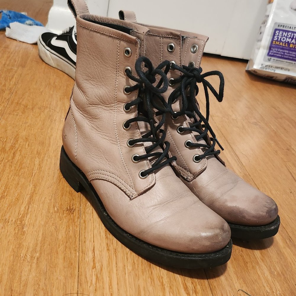 frye pink boots